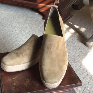VINCE Khaki Suede Espadrilles